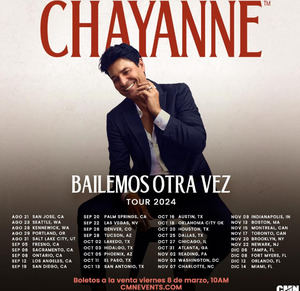 Tour Chayanne 2024.