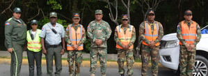 Autoridades militares fortalecen niveles de seguridad preventiva en carreteras, zonas turísticas y balnearios del país
