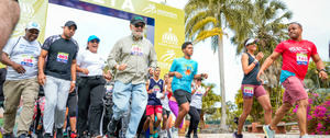 Ministerio de Medio Ambiente realiza en el Jardín Botánico su caminata “3K 5K Familia Sostenible”