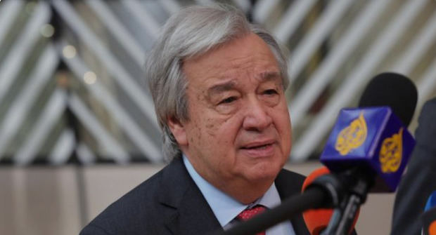 El secretario general de la ONU, António Guterres. 