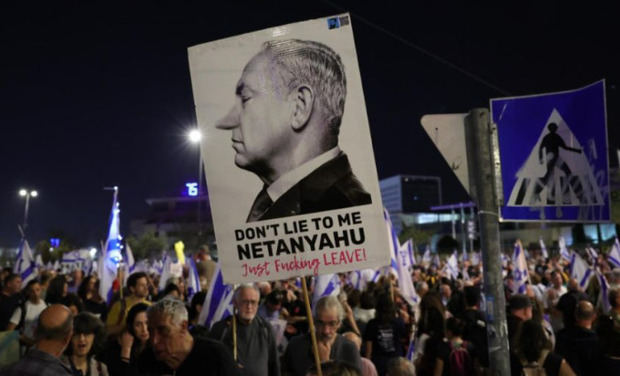 Miles de personas se congregaron en Jerusalén para protestar contra el Gobierno del primer ministro israelí, Benjamín Netanyahu.