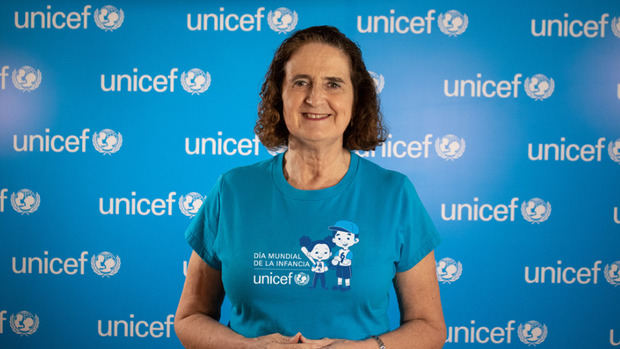 Representante de UNICEF, Rosa Elcarte.