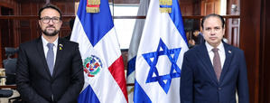 Israel y RD sostienen encuentro diplomático.