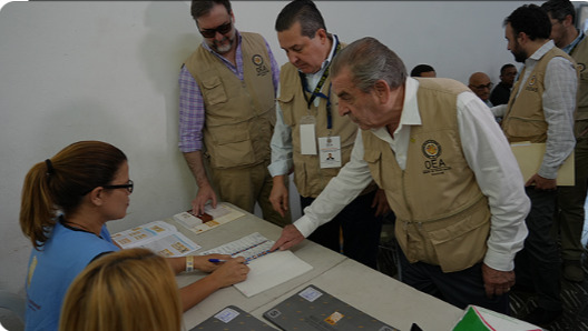 La OEA destaca el civismo y la participación de los dominicanos en las elecciones.