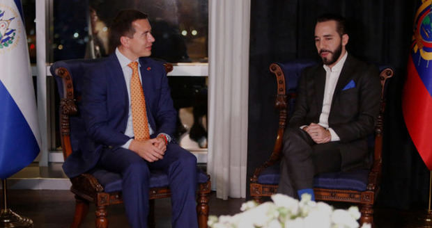 Daniel Noboa y Nayib Bukele.