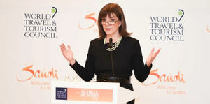 Presidenta del Consejo Mundial de Viajes y Turismo, Julia Simpson.