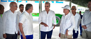 Presidente Abinader inaugura muelle auxiliar y deja iniciados trabajos para proyectos energéticos, en Manzanillo, Montecristi
