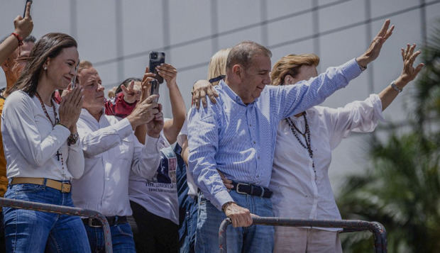 El abanderado de la mayor coalición opositora de Venezuela, Edmundo González Urrutia.
