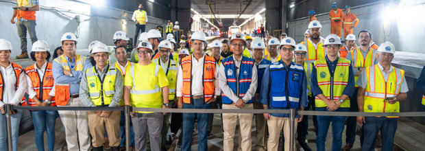 Opret completa excavación y conecta túnel de nueva Línea 2C hacia Los Alcarrizos con estación María Montez.