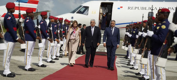 El presidente de Panamá, José Raúl Mulino, a su llegada al país.
