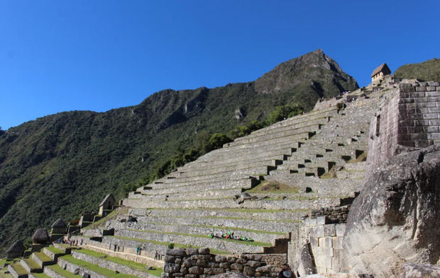 Vista general de la ciudadela prehispánica de Machu Picchu (Perú).