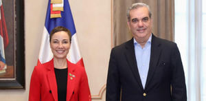 Presidente Abinader recibe a la ministra de Relaciones Exteriores de Jamaica