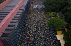 Cientos de bolsonaristas claman en São Paulo contra los "abusos" de la Corte Suprema