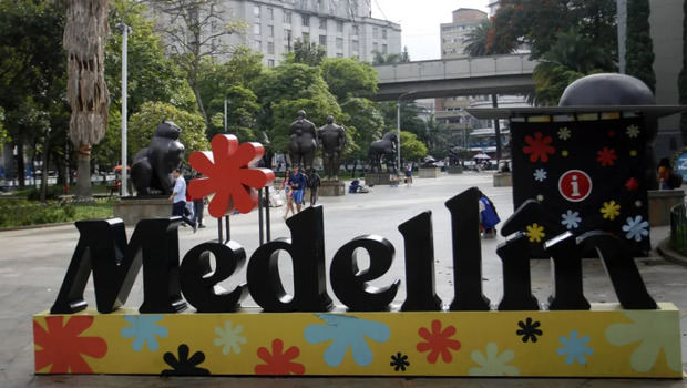 Fotografía de la Plaza Botero en Medellín (Colombia).