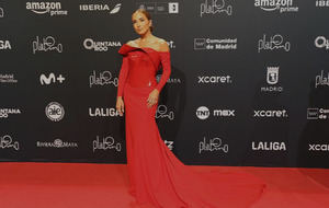 Corsés y transparecias, los preferidos de la alfombra roja de los Premios Platino