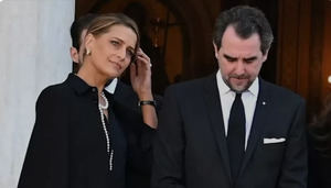 Príncipe Nicolás y la princesa Tatiana de Grecia.