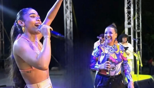 Martha Heredia y Milly Quezada.
