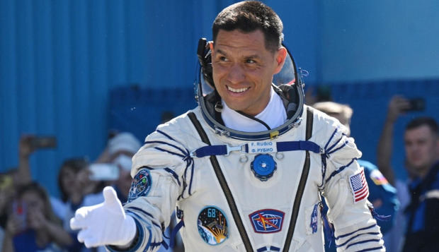 El astronauta salvadoreño Frank Rubio.