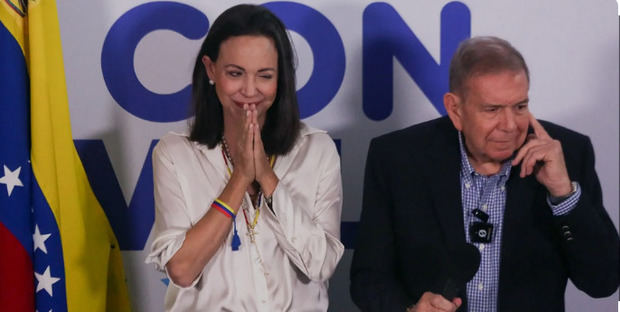 María Corina Machado y Edmundo González Urrutia.