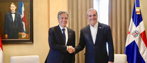 Presidente Abinader recibe al secretario de Estado de EE. UU., Antony Blinken