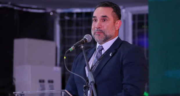 Presidente de la compañía William H. Coleman, Manuel Cuevas, durante la inaguración del Travel Mart Latin America (TMLA) en Quito (Ecuador). 