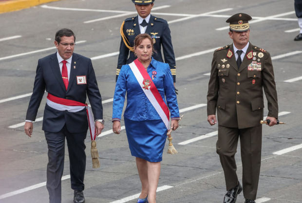 La presidenta de Perú, Dina Boluarte.