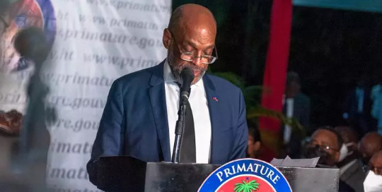 Primer ministro de Haití, Ariel Henry.