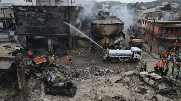 Explosión en San Cristóbal.