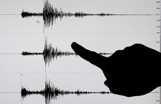 Imagen de archivo de un sismógrafo tras un terremoto.