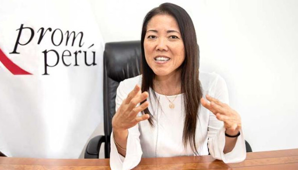 Angélica Matsuda, presidenta de la Comisión de Promoción del Perú para Exportación y Turismo (Promperú).