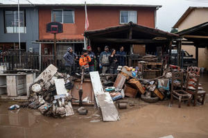 Damnificados por las intensas lluvias en la zona central de Chile: "Quedamos con lo puesto"