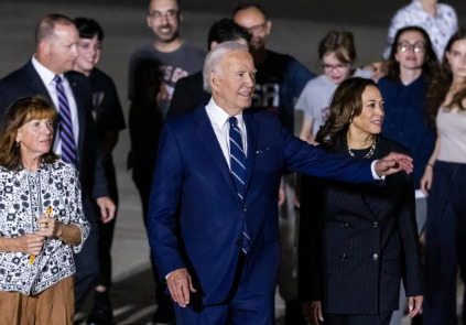 El presidente estadounidense, Joe Biden, y la vicepresidenta, Kamala Harris.