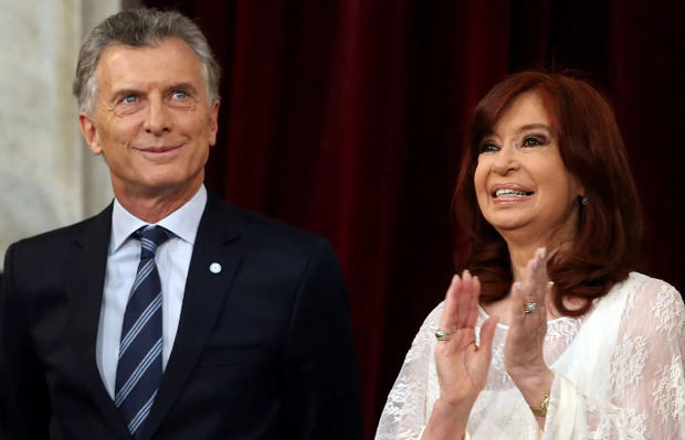Mauricio Macri y Cristina Fernández.