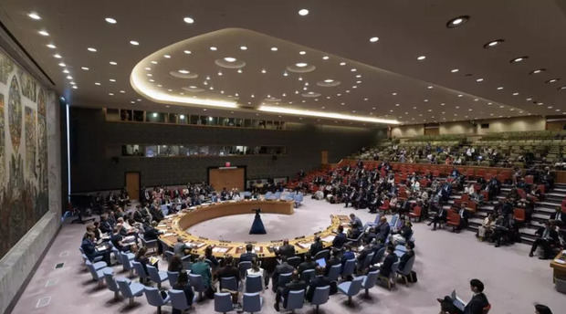 Vista del Consejo de Seguridad de la ONU en la sede de Naciones Unidas, en Nueva York (EE.UU.).