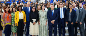 Primera dama Raquel Arbaje encabeza acto de entrega de certificados a 1,115 jóvenes del programa PROETP II