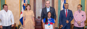Presidente Abinader recibe en Palacio Nacional delegación dominicana participó en Juegos Mundiales de Olimpiadas Especiales 2023