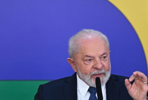 Presidente de Brasil, Luiz Inácio Lula da Silva.