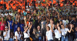 Rally ecológico con 300 niños de Los Guandules y La Ciénaga.