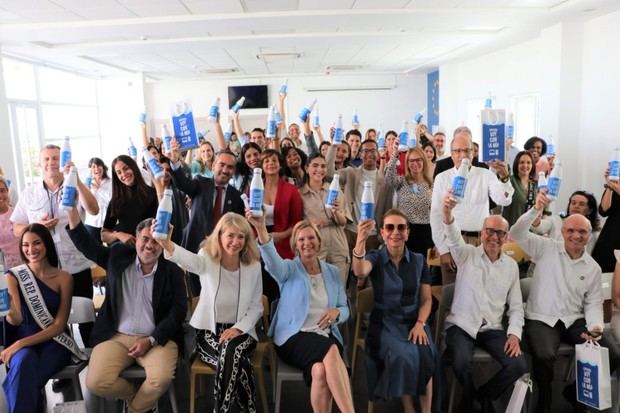 Directivos de la UE y el PNUD en el lanzamiento de la campaña.