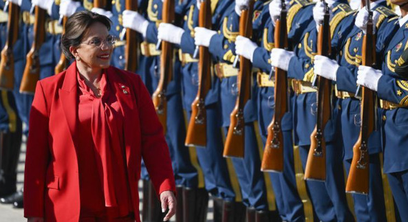 Presidenta hondureña Xiomara Castro.