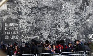 Emotivo acto con el discurso de Allende bajo las bombas cierra actos por 50 aniversario