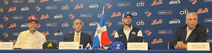 La serie Titanes del Caribe se anunció en rueda de prensa en el estadio de los Mets de New York.