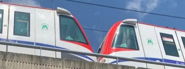 Choque de dos trenes del Metro en Villa Mella.