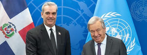 Presidente Abinader solicita a secretario general ONU redoblar esfuerzos para despliegue misión de seguridad en Haití