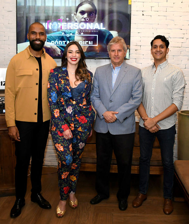 Vicente Santos, Hony Estrella, Joaquín Geara e Isaac Calcaño.