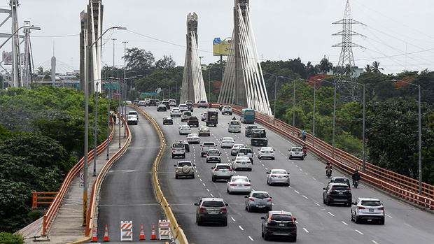 MOPC anuncia cierre de túneles y elevados del GSD por mantenimiento.