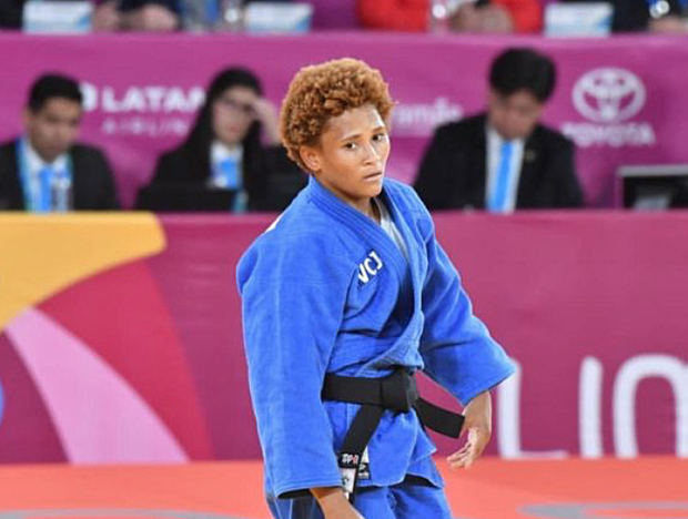 Estefanía Soriano se cuelga el oro en judo en los juegos Panamericanos.