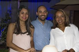 Sugey Ferreira, Irwing Vilorio y Cesarina Rizik