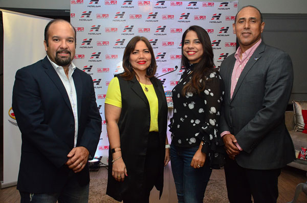 Diego Campos, Danilsa Polanco, Angely Aybar y Diego Almonte