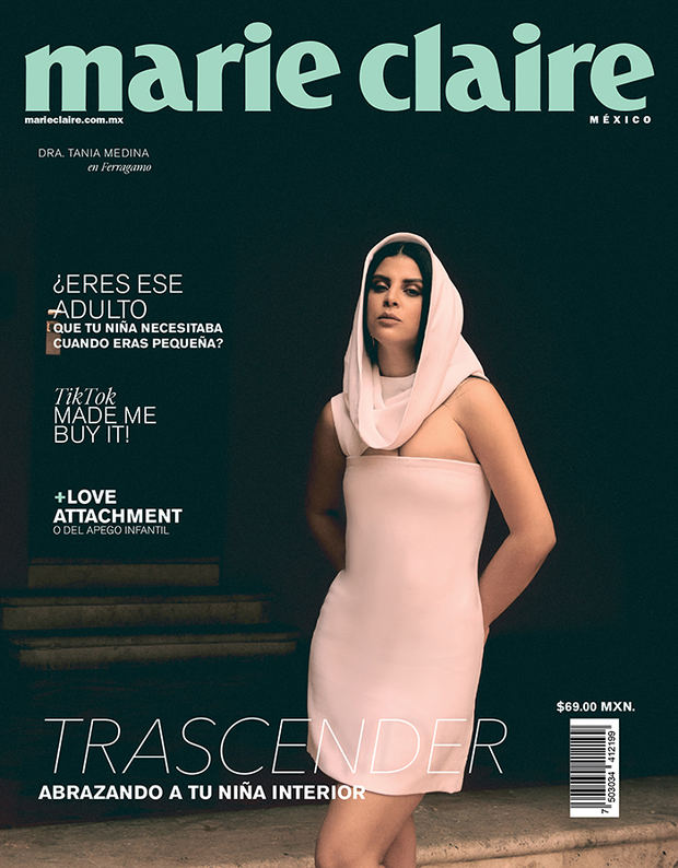 Portada de la revista Marie Claire donde sale la Dra. Tania Medina.